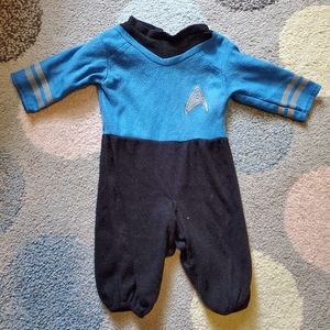 Star trek fleece infant costume used
